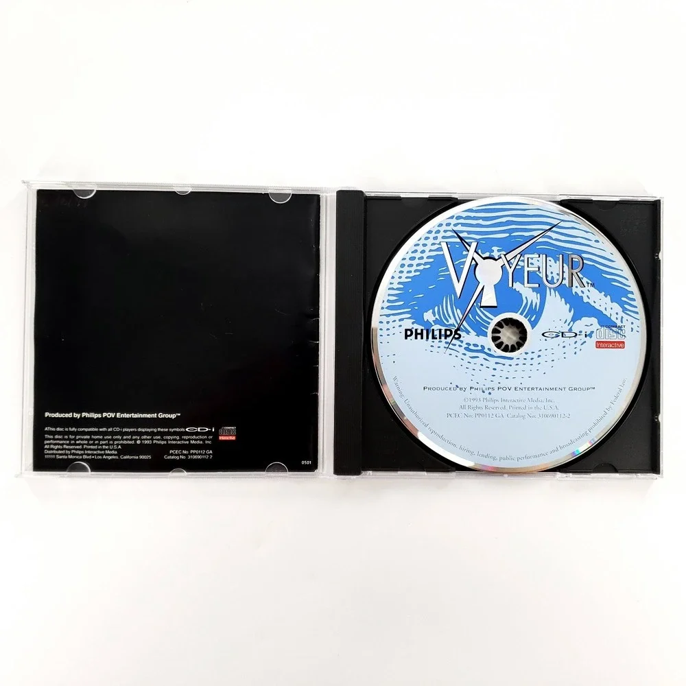 Voyeur (Philips CD-i, 1993) Complete w/ Slip Cover Tested & Works